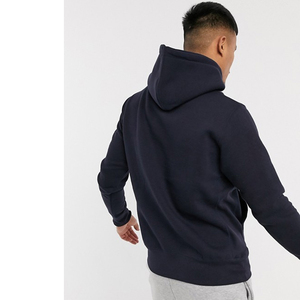 Sweat-shirt à capuche sport uni pour homme, en coton délavé, gris, pour la course à pied en hiver, vêtements vierges - Product Image 2