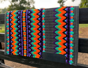 Couverture de selle Western Show Horse Design néo-zélandais Couverture de selle en laine faite à la main Top Tapis de selle en laine Taille - Product Image 5