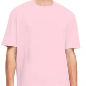 Vente directe d'usine, t-shirt pour homme en coton 100%, anti-froissement, style streetwear - Product Image 1