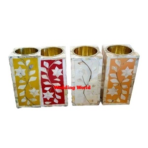 Fragancia para el hogar Bakhoor de madera Madre de perla Soporte de incienso hecho a mano Clásico Elegante Mubkhar de madera - Product Image 6