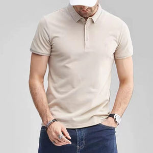 Tissu doux de coton de T-shirt de polo d'hommes d'usage quotidien avec la finition ordonnée appropriée aux sports de voyage d'heures de bureau et aux tenues occasionnelles - Product Image 6
