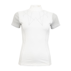 Camiseta de Equitación para Mujer, Elegante, Atlética, de Tela Elástica, Transpirable, Cómoda, que Absorbe la Humedad - Product Image 3