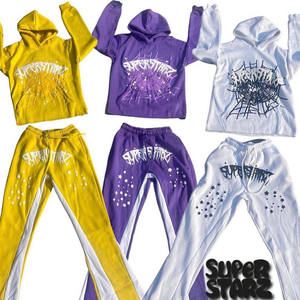 Ensemble de survêtement décontracté pour homme, tricot respirant, ensemble de sweat-shirt à capuche, usine OEM, survêtement deux pièces, vêtements de sport personnalisés, tenue de jogging - Product Image 6