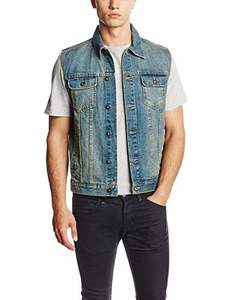 Chaleco de mezclilla para los hombres modernos Chaleco de mezclilla elegante vintage informal Un armario Esencial Desgastado Estilo fresco sin esfuerzo - Product Image 2