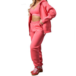 ชุดเลกกิ้ง Perfect 2026 สีชมพู คุณภาพสูง ชุดออกกำลังกาย ชุดฟิตเนส รับสกรีนโลโก้ ชุดกีฬา ชุดโยคะ ชุดบราและเลกกิ้ง - Product Image 3