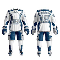 Uniforme de hockey sur glace de haute qualité, nouveau design, personnalisez votre propre tenue professionnelle, qualité professionnelle, 100% polyester, séchage rapide