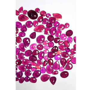 พลอยโกเมน rhodolite ธรรมชาติขนาด9มม. ถึง16มม. จำนวน122ชิ้น240ทรงรีทรงลูกแพร์จาก iroc - Product Image 1