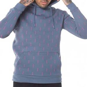 เสื้อสเวตเตอร์มีฮู้ดของผู้ชายระบายอากาศได้ดีเสื้อสเวตเตอร์มีฮู้ดเข้ารูปผ้าฝ้าย100% พิมพ์ลายออกแบบได้ตามต้องการ - Product Image 3