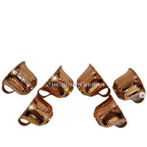 Tasse polie brillante de forme ronde écologique faite à la main de luxe vente chaude en acier inoxydable de la plus haute qualité - Product Image 3