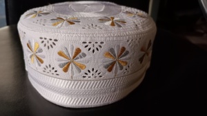 Gorra de oración musulmana de piedra y bordado de alta calidad para hombres de Bangladesh - Product Image 2