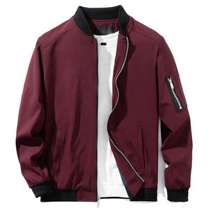 Nouvelle arrivée, veste bomber pour homme de haute qualité, logo personnalisé sur le devant, coupe-vent, écologique, veste de baseball d'hiver, streetwear - Product Image 1