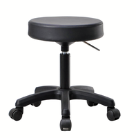 Tabouret pivotant à roulettes pour salon, spa, pédicure, barbier, laboratoire, tabouret réglable