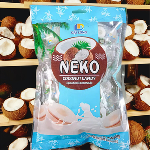 High Quality Light Brown and White Hard Coconut Tablet <b>Candy</b> Vietnam Supply Premium Coconut Shell Hard <b>Candy</b> - Product Image 1