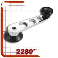 Empi 11-4521-O V.W Beetle Orange Paire de manivelles de fenêtre pour modèles classiques et personnalisés - Product Image 2