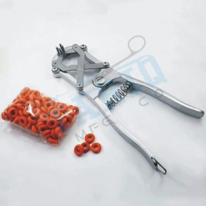 Pince en aluminium en caoutchouc Elastrator de haute qualité Applicateur en caoutchouc Elastrator en aluminium Instruments vétérinaires - Product Image 6
