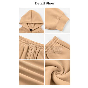 Ensemble sweat à capuche et jogging grande taille pour femme, style streetwear, prix bas, vente chaude - Product Image 6