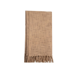 Plaid en coton 100% pur, super absorbant, de haute qualité, fabriqué par un professionnel, pour la vente en gros. - Product Image 5