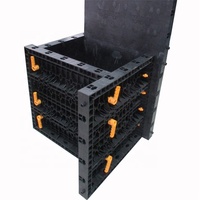 SONGMAO Coffrage de Colonne Réutilisable et Réglable en Plastique, Système de Panneaux pour Piliers en Béton, Économique pour la Construction