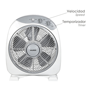 Ventilatore da soffitto Maurer Box O/ 30cm 40 Watt. 3 velocità - Product Image 3
