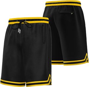Short de basket-ball à séchage rapide pour hommes avec tissu en maille légère de coupe sportive style décontracté pour la salle de sport et les activités de plein air - Product Image 1