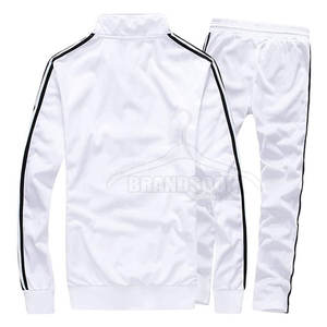 Vêtements de sport décontractés personnalisés pour hommes, survêtement à manches longues, survêtement en polyester vendu en gros, combinaison de course à glissière, jogging pour l'hiver décontracté - Product Image 2