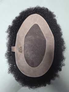 Perruque Toupet en Cheveux du Bangladesh Mono Curly Yaki Style pour Prothèses Indiennes et Afro - Product Image 5