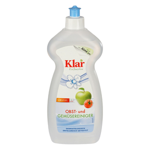 Nettoyant pour fruits et légumes KLAR Brand Vegan Eco Sensitive Highlight 500ml, sans parfum, hygiénique, bio, détergent pour bébé - Product Image 1