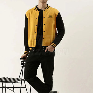 Veste Letterman grande taille pour hommes à vendre veste d'hiver à col montant pour hommes pour l'extérieur vente en gros - Product Image 3