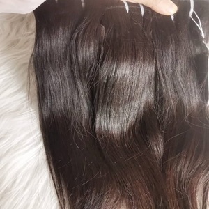 Venta al por mayor 10A de visón virgen cutícula alineada brasileño indio paquetes de cabello humano sin procesar Remy vendedores de cabello - Product Image 3