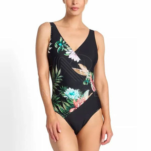 ชุดว่ายน้ำไนลอนสำหรับผู้หญิงยืดหยุ่นสูงมีความยืดหยุ่นสูงบริการป้ายแท็กและฉลาก - Product Image 1