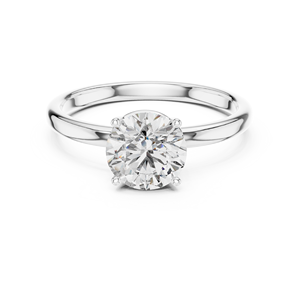 Bague en diamant de laboratoire de 0,50 ct, alliance en or 10 carats, design à 4 griffes, qualité EF VS1-2, personnalisable, bijoux fins, fournisseur fiable - Product Image 2