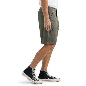 Pantalones cortos Cargo transpirables con diseño de logotipo personalizado, pantalones cortos Cargo de algodón 100% con múltiples bolsillos para exteriores de verano - Product Image 3