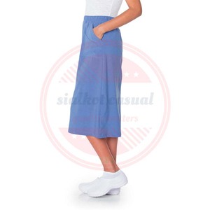 Jupe de gommage d'hôpital infirmier pour femmes en gros | jupe de gommage en coton polyester de qualité supérieure pour un usage hospitalier - Product Image 2