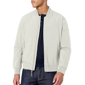 Good Quality Fashion Street Style High Street Stand Collar Waterproof Breathable Bomber <b>Jacket</b> <b>Men</b> Winter Front Logo Customized - Product Image 4