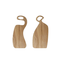 Groothandel 10 Stuks Houten Snijplank Set Unieke Handgreep Ontwerpen Natuurhout Charcuterie Serveerplanken Lasergesneden