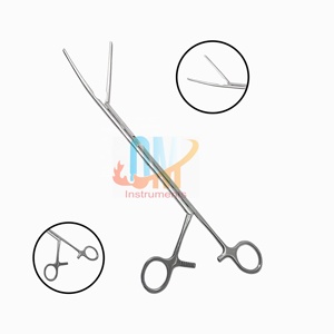Pince Chitwood pour chirurgie cardiothoracique, instruments chirurgicaux, forceps certifiés ISO, en acier inoxydable massif, vente chaude, alimentation manuelle - Product Image 1
