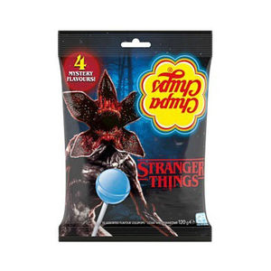 Chupaa Chupss Stranger Things Edición Limitada Piruletas 5 Sabores de Frutas Surtidas Bolsa Compartible 120g Disponible en Cajas Maestras - Product Image 4