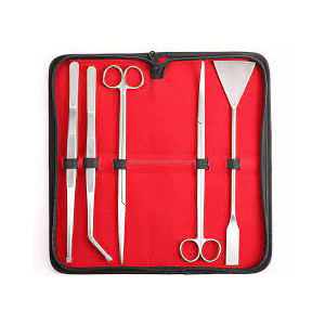 Kit de herramientas para acuario, pinzas largas de acero inoxidable 3 en 1, espátula de tijera, juego de acuario multifuncional para plantas de peces - Product Image 5