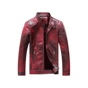 Leather Jacket Street Wear Men Leather Jacket Winter Jacket - Product Image 3