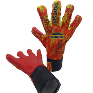 Gants de gardien de but de football professionnels en gros, haute qualité, personnalisés, souples, respirants, antidérapants, imperméables, en cuir PU léger - Product Image 5