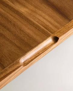 Plateau en rotin, plateau de service en bois et plateaux de rangement - Product Image 6