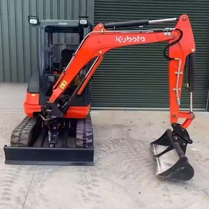 Excavatrice diesel Kubota U17-3a, mini-excavatrice sur chenilles de 1,7T |   Mini-excavatrice utilitaire Kubota U17-3a 1.7T d'origine - Product Image 1