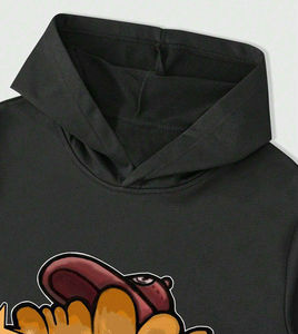 Chándal con estampado DTG personalizado para hombre con estilo, sudadera con capucha, pantalones acampanados, conjunto informal de 2 piezas, ropa de calle - Product Image 4