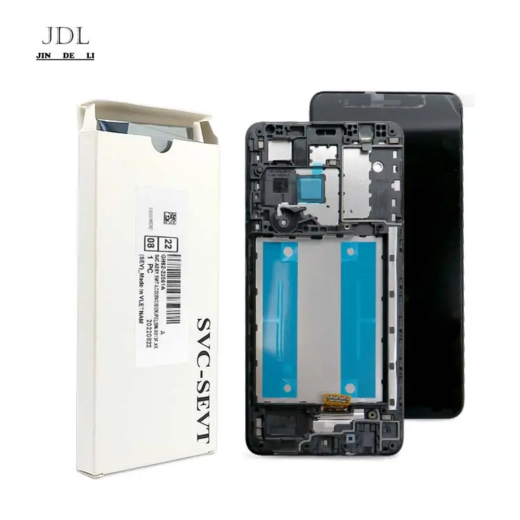 Pengganti LCD dengan bingkai untuk Samsung A013 paket servis LCD Galaxy A01 Core grosir Panel sentuh ponsel layar LCD