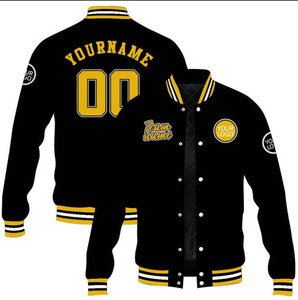 เสื้อแจ็คเก็ตเบสบอล Letterman สไตล์ใหม่ปี 2024 ขายดีที่สุด เป็นมิตรกับสิ่งแวดล้อม แฟชั่นฤดูหนาว กันลม สำหรับผู้ชาย - Product Image 3