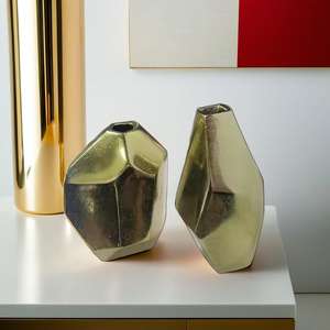 Floreros modernos de aluminio Artesanía Metal - Product Image 3