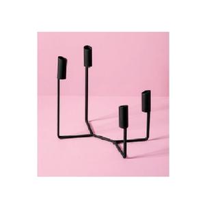 Bougeoirs modernes faits à la main de style antique en or argenté noir mat et poli pour les moments romantiques Technique de soudage - Product Image 5