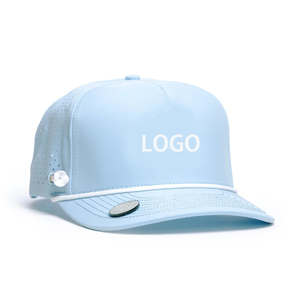 Unisex Performance <b>Rubber</b> Patch Magnetic Ball Maker Clip <b>Tee</b> <b>Golf</b> Hat Waterproof Holder-Perforated Baseball 5-Panel Sporty - Product Image 5