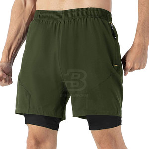 Shorts de sport décontractés à taille mi-haute, dernier design, avec logo personnalisé, respirants et à séchage rapide pour hommes - Haute qualité, vente en ligne - Product Image 4