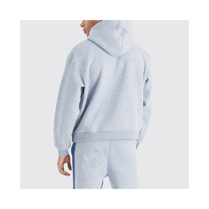 Trending Men's Custom Printing Tracksuit Blank Hoodie Sweatshirt Flared <b>Pants</b> Casual 2-Piece Set for Men's 2 Piece Set - Product Image 4